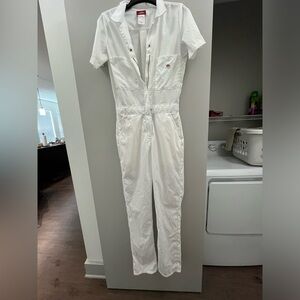 Dickies white jumpsuit